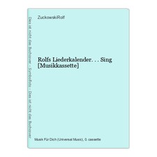 Rolfs Liederkalender...Sing [Musikkassette] ZuckowskiRolf: