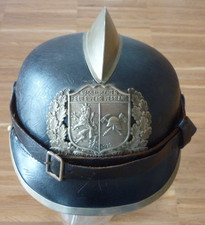 Pickelhaube, Lederhelm
