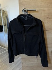 Damen Jacke Sweatshirt Schwarz