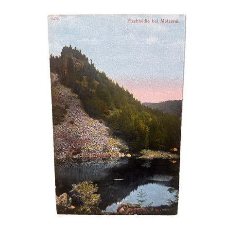 Postkarte metzeral elsass - postkarte,