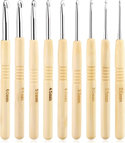 Häkelnadel set ergonomischer - häkelnadel-set,,