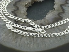 Flachpanzerkette Panzerkette Silberkette Halskette Gliederkette Silber 925