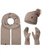 Schal Mütze Handschuhe Set Rock Creek Damen Herren Winter Geschenkset U-102 NEU