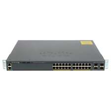 Cisco Switch Catalyst 2960-X PoE+ 24x 1GbE RJ45 4x 1GbE SFP - WS-C2960X-24PS-L