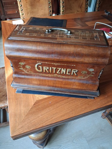 Gritzner antike nähmaschine - antike,