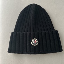 Moncler Mütze Schwarz, 100% Wolle