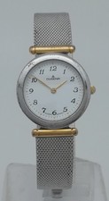Dugena Damenuhr,Armbanduhr,Edelstahlband,die Uhr läuft