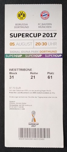 Top ticket supercup 2017 - ticket,