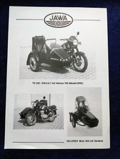Jawa Velorex 562 700 Prospekt Blatt