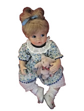 Limitierte Porzellanpuppe