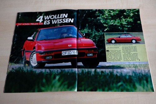 Mot 1987 honda - prelude, ex