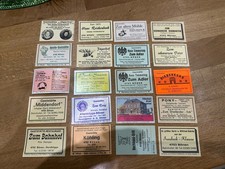 Biete hier 20 Streichholz Etiketten aus Bönen