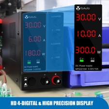 30V DC Netzgerät Labornetzgerät Labornetzteil Regelbares Schaltnetzte 10A/6A,DE