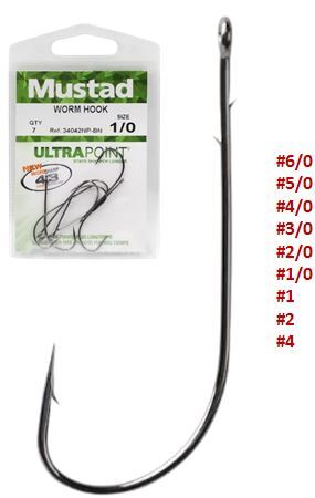 Mustad 34042np wurm - 34042np,