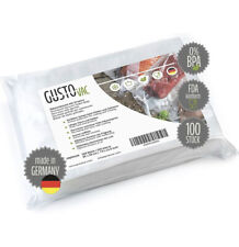 100 STK VAKUUMBEUTEL LEBENSMITTEL GOFFRIERT VAKUUMFOLIE VAKUUMIERBEUTEL