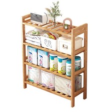 Bambusregal Stehendes Lagerregal Aus Bambus Als Küchenregal Badregal Bücherregal