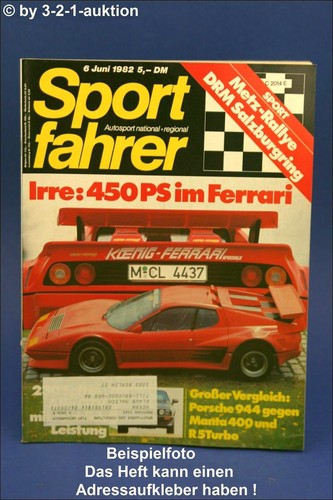 Sportfahrer koenig - 6/82,
