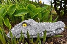 Gartenfigur Deko  Krokodil