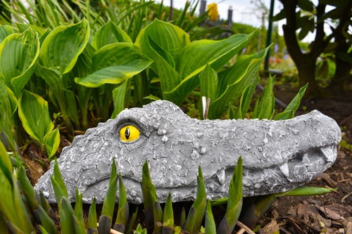 Gartenfigur deko krokodil - deko,