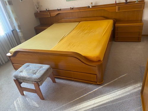 Schlafzimmer kirschbaum holz - schlafzimmer,