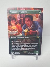 MTG Verzückter Halbling NM - Deutsche Herr der Ringe 0402 Rare full art