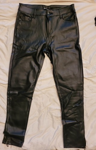 Fake leder lackhose - fake,