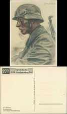 Ansichtskarte  W. Willrich: Wehrmacht Panzer_Vorausabteilung 1940