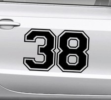 3x Startnummer Wunschnummer