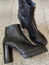 Gothic Style High Heels Stiefelletten Schwarz von Zara Sexy Gr.40 Schuhe