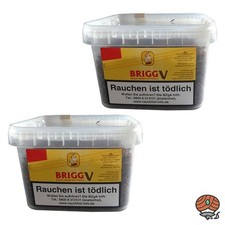 Brigg V Pfeifentabak Eimer 2x 350g Golden Virginia Tabak mit Vanille Aroma