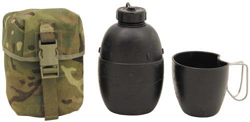 Britische feldflasche mtp - britische, tarn