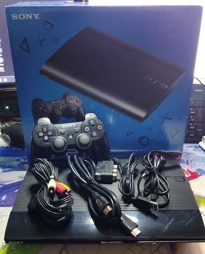 Sony playstation super slim - playstation, 3