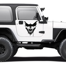  Joker Skull Aufkleber Folie