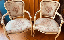 ! REDUZIERT ! 2x Chippendale Armlehnstuhl Sessel Barock Schloss Empire Lehnstuhl