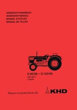 Werkstatthandbuch deutz d8006 - deutz,