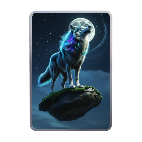 999 silberbarren wolf - oz, .999