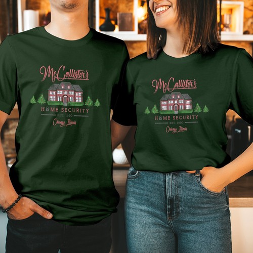 Home alone weihnachtsshirt - alone,
