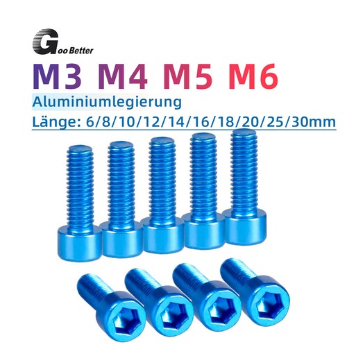 6 alu innensechskant - m3/4/5/6,
