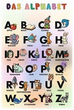 Abc lernposter für kinder - für,