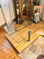 wohnzimmertisch Braun aufklappbar von Möbelhaus Braun mit Glasplatten