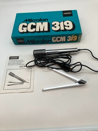 Vintage grundig mikrofon gcm - mikrofon,