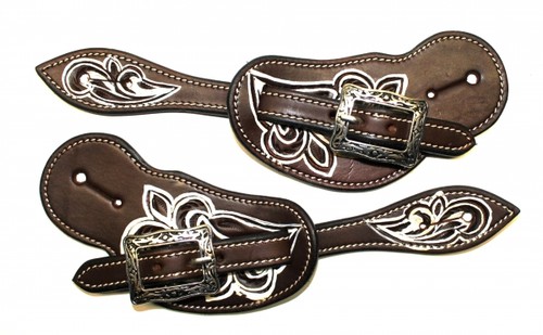 Westernsporenriemen leder - westernsporenriemen,