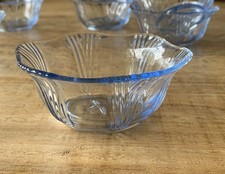 6  Art Deco Glasschälchen