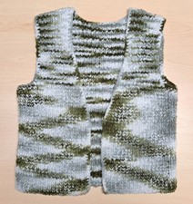Weste #10 "Frosty Green" -
