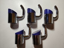 Handtuchhaken - Handtuchhalter - Wandhaken - vercromt/blau - 5 Stück