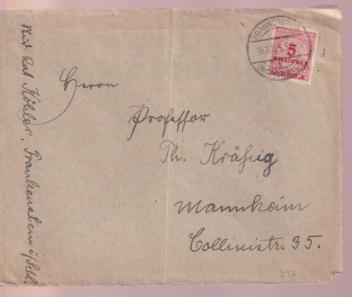 Deutsches reich 317 5 - deutsches, =