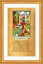 Der Pflasterer Steinsetzer Pflastersetzer Steine Handwerk Stand 202 Gerahmt