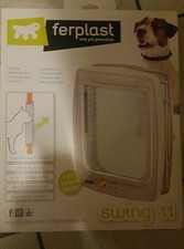 Ferplast Hundeklappe, Hundetür 4-WegeSystem, Katzenklappe, Katzentür