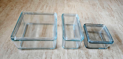 Glasdosen wilhelm - (3er-set),
