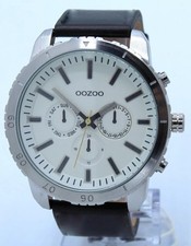 SALE Oozoo Design große Herrenuhr Ø51mm black/white C9445XXL